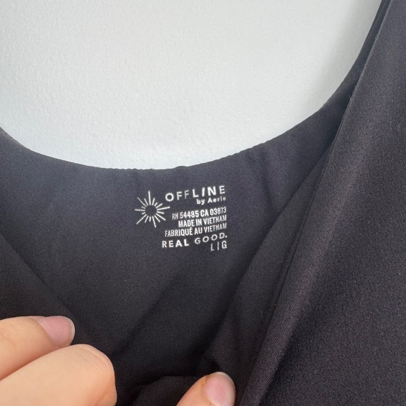 Black Tennis Dress - Aerie - Picture 3 of 4